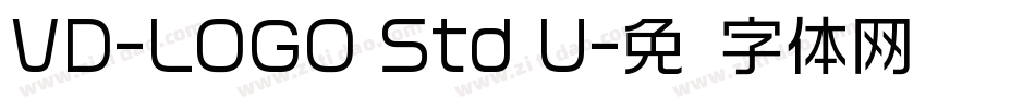 VD-LOGO Std U字体转换